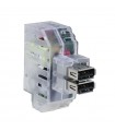 Fanton USB-Einbauladengerät 2 USB 2,4A-Stromversorgung 82892