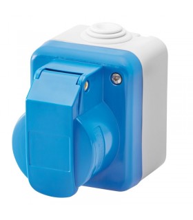 Gewiss Industrie-Wandsteckdose 2P+E 16A IP44 GW26222