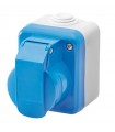 Gewiss Industrie-Wandsteckdose 2P+E 16A IP44 GW26222