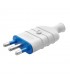 Gerader Stecker Gewiss 16A groß Farbe weiß GW28005