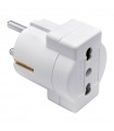 Unel Gewiss Adapter Stecker 2P+E 16A Deutsche Doppelenddose GW28415
