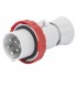 Gewiss mobiler Stecker 3P+E+N 16A IP67 rot 380V GW60031H