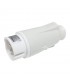 Gewiss mobiler Stecker 2P 16A IP44 weiß 40-50V GW60066