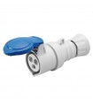 Gewiss mobile Steckdose 2P+E 32A IP44 blau 220V GW62015H
