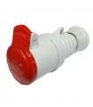 Gewiss mobile Steckdose 3P+E 32A IP44 rot 380V GW62019H
