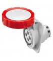 Gewiss 3P+E IP67 rote feste Einbausteckdose 380V GW62231H