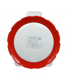 Gewiss Unterputzdose 3P+N+E 32A IP67 rot 380V GW62243H