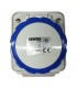 Gewiss feste Wandsteckdose 2P+E 16A IP67 blau 220V GW62426