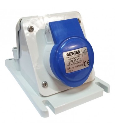 Gewiss Wandsteckdose 2P+E 16A IP44 220V GW62477