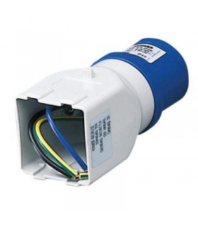 Gewiss Industrieadapter mit 16A Stecker und 2 Systemmodulen GW64206