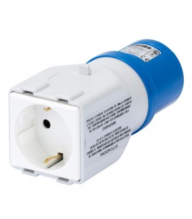 Gewiss Adapter von Industrie auf Zivil 2P+E 16A GW64210