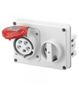 Gewiss Steckdose mit Verriegelung 3P+N+E 16A IP44 380V ohne Gehäuse GW66109