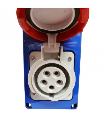 Gewiss vertikale 3P+N+E 16A verriegelte Steckdose ohne Boden GW66309N