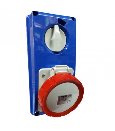 Gewiss vertikale verriegelte Steckdose 3P+E 32A IP67 GW66319N