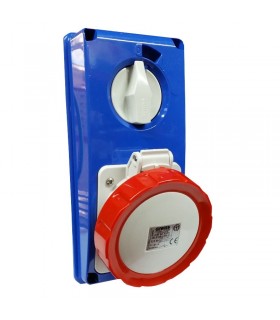 Gewiss vertikale verriegelte Steckdose 3P+N+E 32A IP67 GW66320N