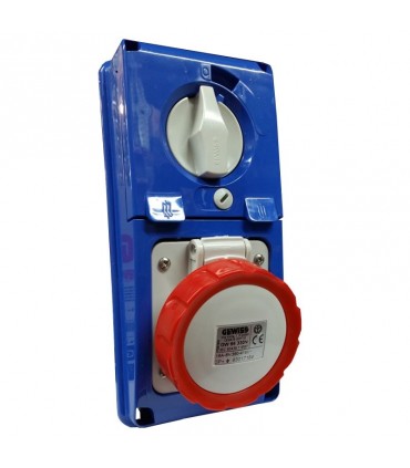 Gewiss vertikale 3P+E 16A IP67 verriegelte Steckdose GW66330N