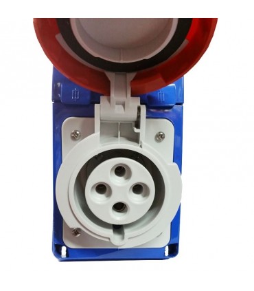 Gewiss vertikale verriegelte Steckdose 3P+E 32A IP67 GW66341N