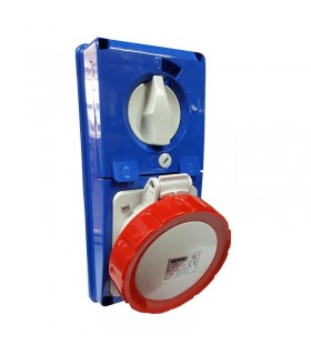 Gewiss vertikale verriegelte Steckdose 3P+N+E 32A IP67 GW66342N