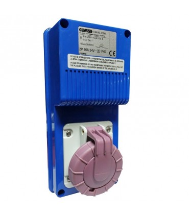 Gewiss vertikale 2P 16A IP67 verriegelte Steckdose GW66359N