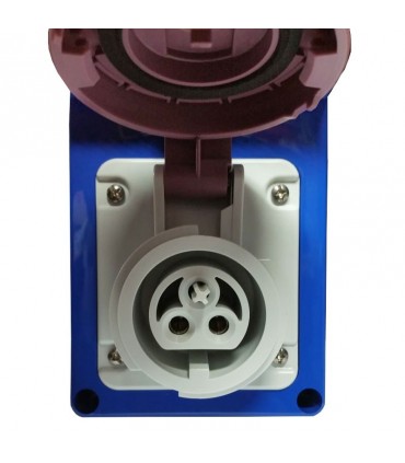 Gewiss vertikale 2P 16A IP67 verriegelte Steckdose GW66359N