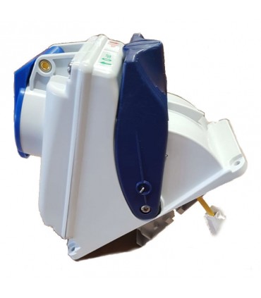 Gewiss vertikale Steckdose 2P+E 16A IP44 mit Verriegelung GW66426