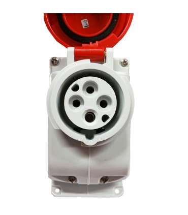 Gewiss vertikale 3P+E 16A IP55 verriegelte Steckdose GW66474