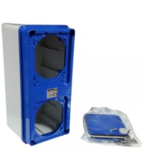 Gewiss Bodenkasten vorbereitet für 2 IP66 Kappen GW66741N