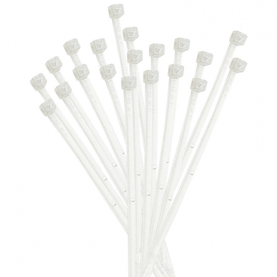 Elematic Kabelbinder Kunststoff 290x4,5mm 100 Stück weiß 5217E