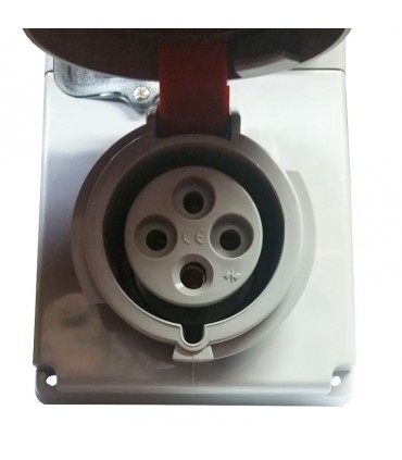 Steckdose mit Verriegelung Legrand Tempra 3P+E 3X32A+E 400V IP55 057293