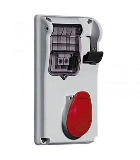 Kompakte verriegelte Legrand-Steckdose 3P+N+E 3X32A+NT 400V IP55 057296