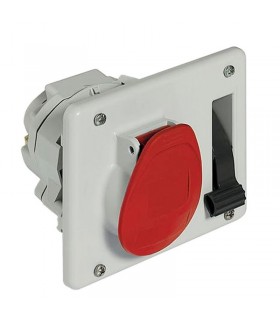 Verriegelte Steckdose Legrand Tempra Schalttafeleinbau 3P+N+E 3X16A+NT 057302