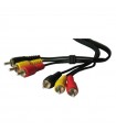 Melchioni 1,5 Meter audio-video Kabel 3RCA 3RCA 149000192