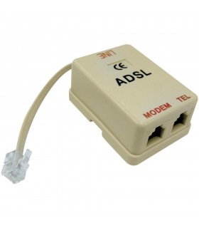 Filter Melchioni für den ADSL-anschluss 2 eingänge RJ-ausgang, RJ 433329836