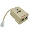 Filter Melchioni für den ADSL-anschluss 2 eingänge RJ-ausgang, RJ 433329836