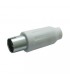 Melchioni koaxiale TV-Steckdose 9,5MM weiß 491218697