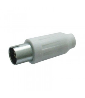 Melchioni koaxiale TV-Steckdose 9,5MM weiß 491218697