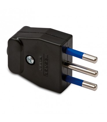 Hauptstecker 2x10A+E schwarz 05120