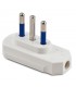 Platzsparender Stecker Master 2P+E 10A 05411