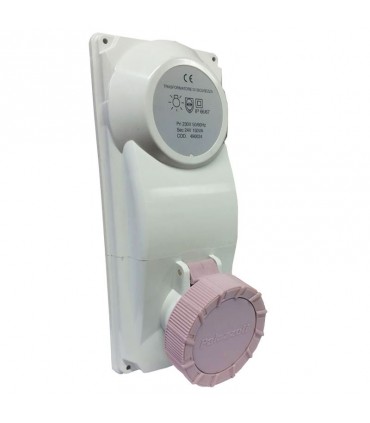 Palazzoli CEE 2P+16A 24V IP67 verriegelte Industriesteckdose mit Transformator