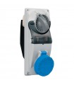 Palazzoli CEE-Industriesteckdose mit Verriegelung 2P+E 16A 230V IP67-Sicherung