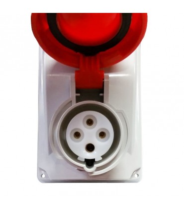 Palazzoli CEE-Industriesteckdose mit Verriegelung 3P+E 16A 400V IP67