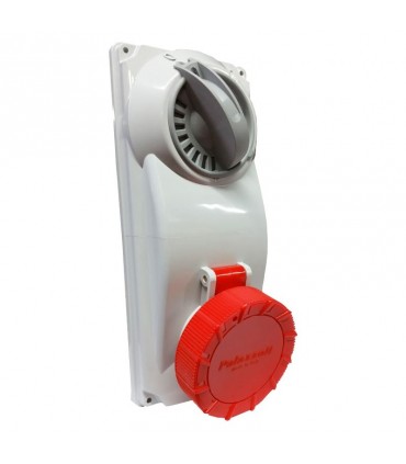 Palazzoli CEE-Industriesteckdose mit Verriegelung 3P+N+E 16A 400V IP67