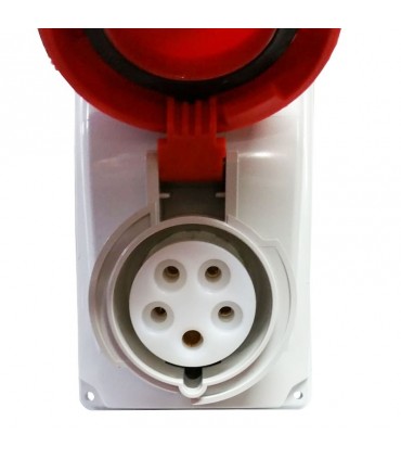 Palazzoli CEE-Industriesteckdose mit Verriegelung 3P+N+E 16A 400V IP67