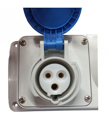 Palazzoli CEE-Industriesteckdose mit Verriegelung 2P+E 16A 230V IP44