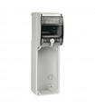 Palazzoli 5 DIN-Module Schaltschrank mit 1 vertikalen Steckdose IP66