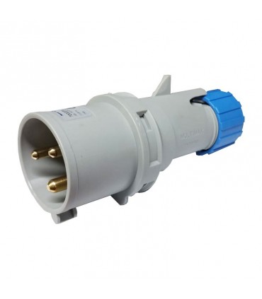 Gerader mobiler Stecker Cee Palazzoli 2X32A+T 230V IP44 700226