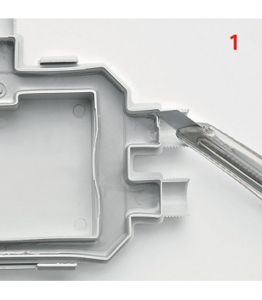 RaYtech Anschlusskasten 5 Eingänge mit Perimeterkammer Gel IP68 FOXBOX