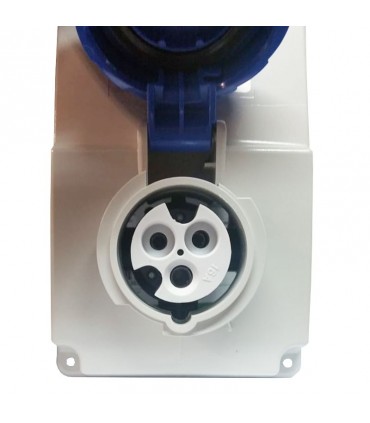 Schneider vertikale verriegelte Steckdose 2X16A+E 220V IP65 82081