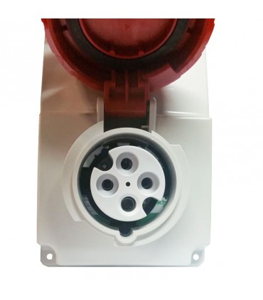 Schneider vertikale verriegelte Steckdose 3X16A+E 400V IP65 82085