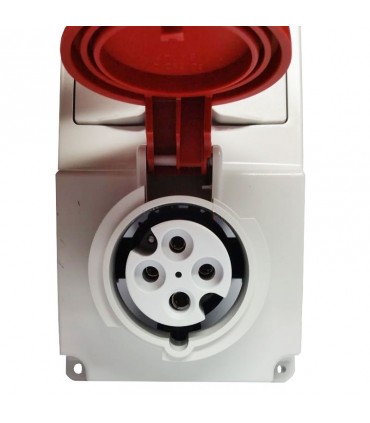 Schneider vertikale verriegelte Steckdose 3X16A+E 400V IP44 82135